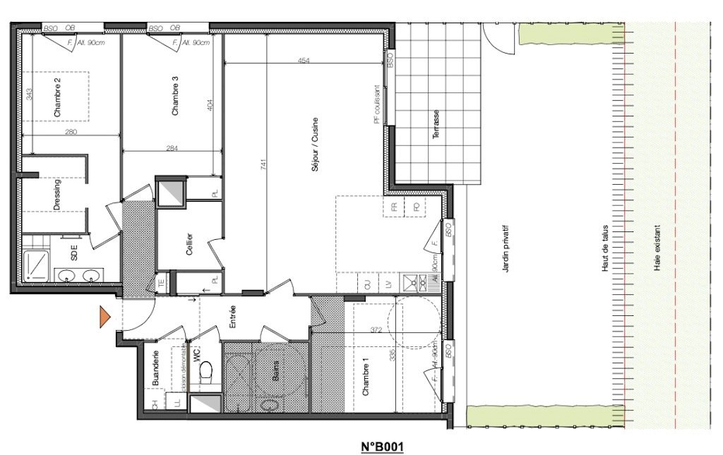 Appartement Rez De Jardin 104,81 M2 In écully, Auvergne Rhône Alpes