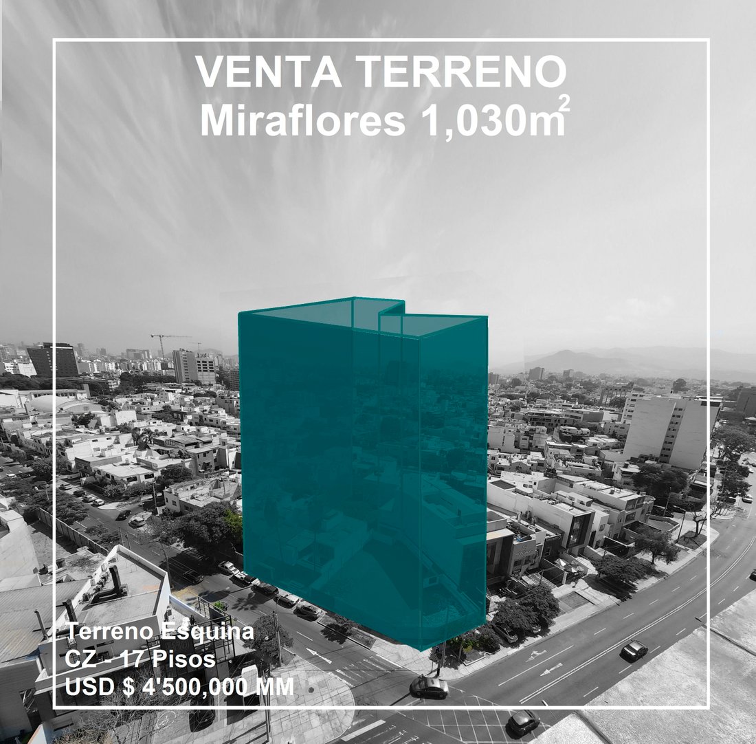 Land For Sale In Centric In Miraflores Metropolitan Municipality Of   1100xxs 