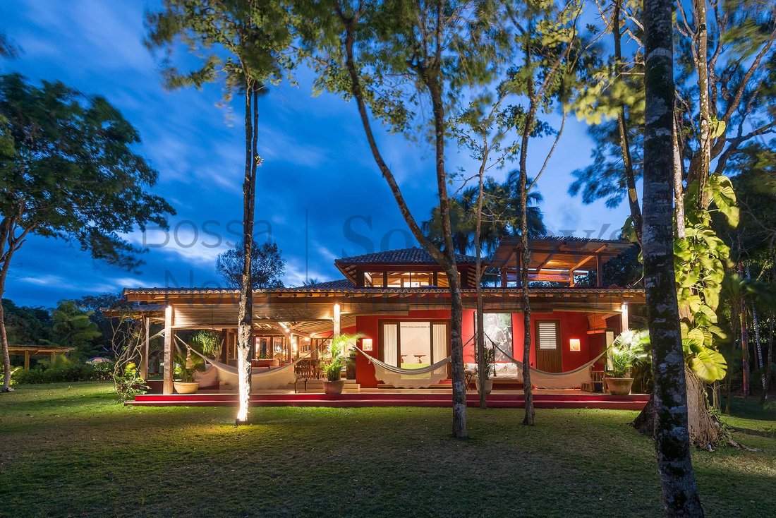 Renovated House Overlooking The Sea In Trancoso, State Of Bahia, Brazil