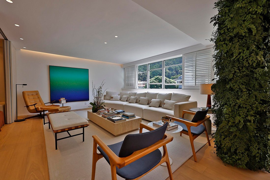 Apartment On A Quiet, Tree In Rio De Janeiro, State Of Rio De Janeiro