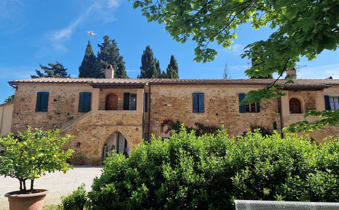 Farm With 40 Hectares Of Land For Sale In Tuscany In Montalcino