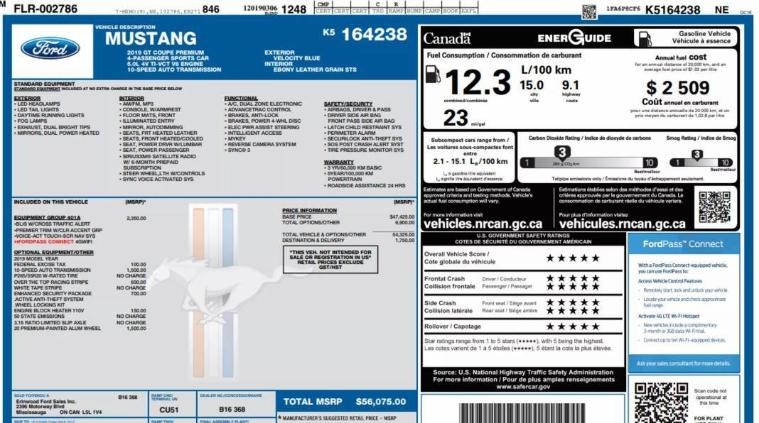 2019 Ford Mustang In Mooresville, North Carolina, United States For