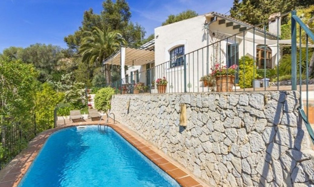 Rustic House Galilea In Puigpunyent, Balearic Islands, Spain For Sale