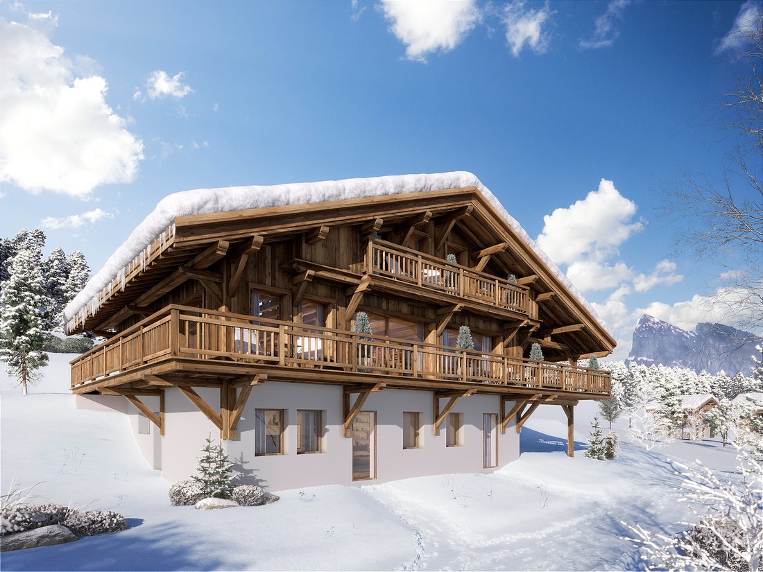 Beautiful Chalet On Plan Enjoying An In Samoëns, Auvergne Rhône Alpes ...
