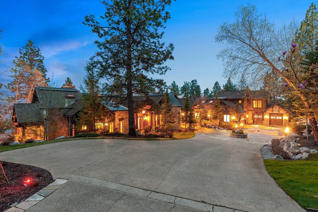 The Pinnacle Of Black Rock In Coeur D'alene, Idaho, United States For