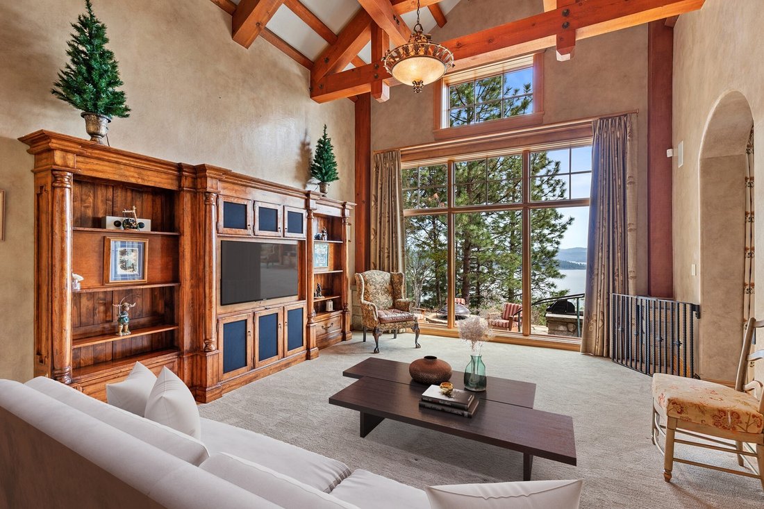 The Pinnacle Of Black Rock In Coeur D'alene, Idaho, United States For