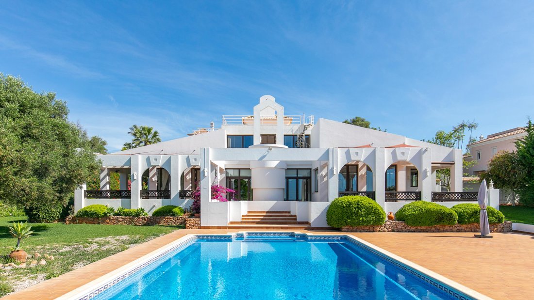 Hilltop Villa With Breathtaking Sea Views In Almancil, Algarve ...