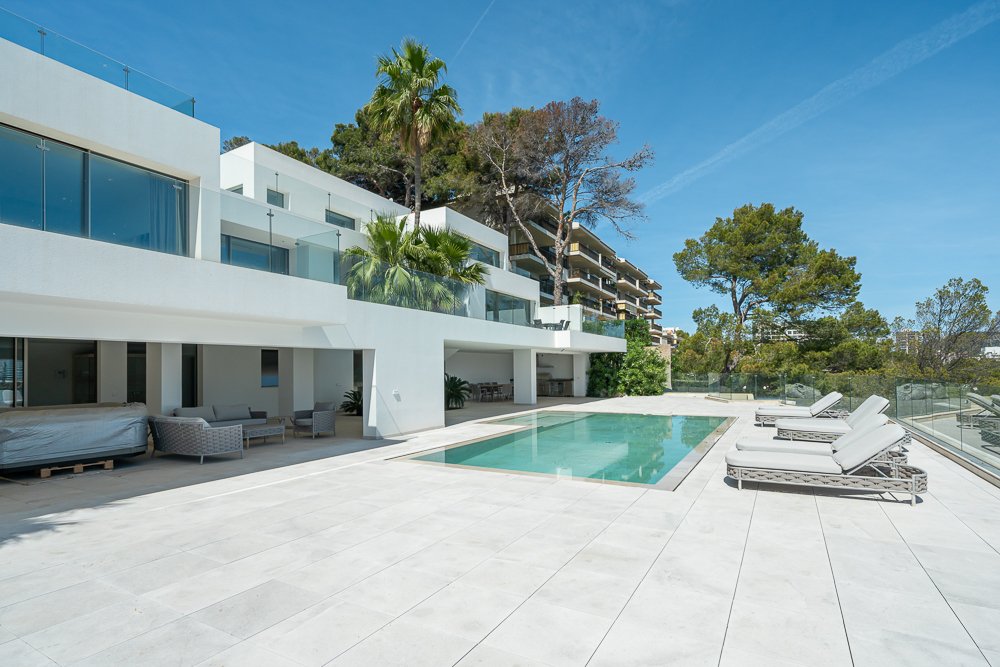 New Frontline Villa With Sea Access For In Cala Vinyes, Balearic