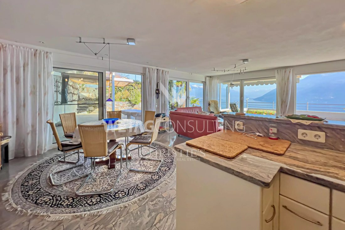 Tranquillity & Breathtaking Panoramic View In Brissago, Ticino