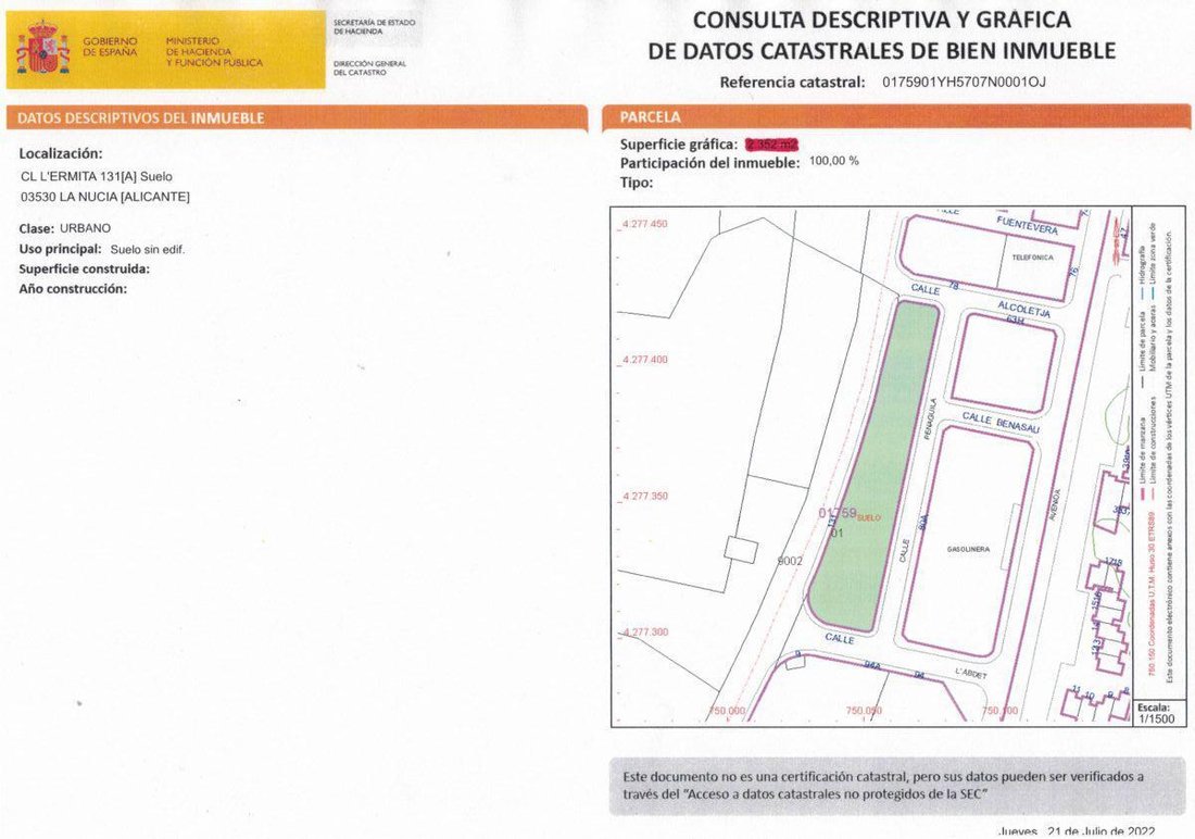Land in la Nucia, Valencian Community, Spain 3 - 12822781