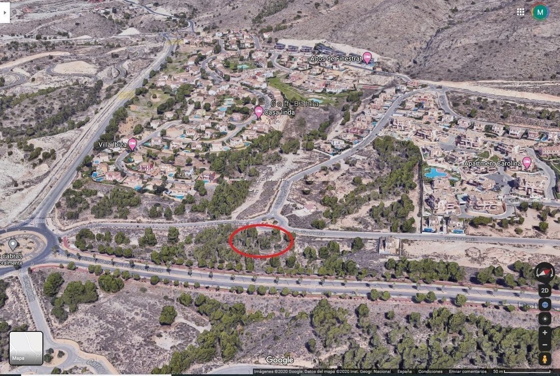Land in Finestrat, Valencian Community, Spain 1 - 12851221