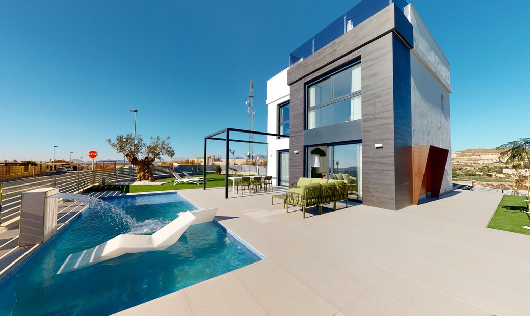 Modern Villa With Sea And Bonalba Golf In Alicante, Valencian Community