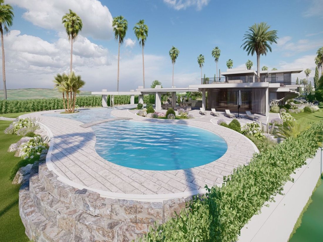 Land With Project For A Villa With Sea View In In Almancil, Algarve