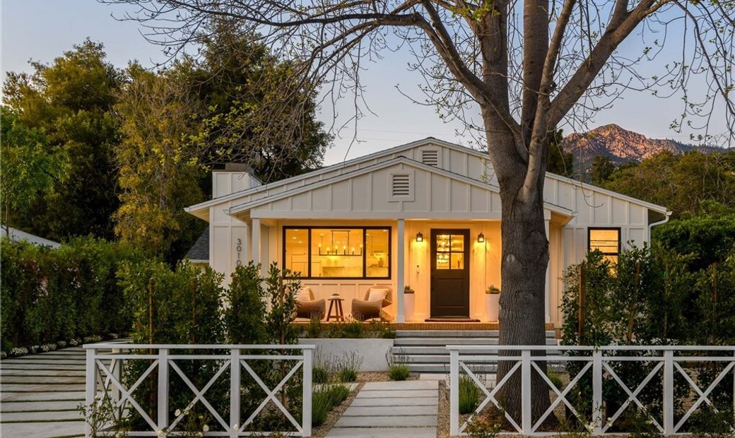 Maison Santa Barbara Dans Santa Barbara, Californie, états Unis à