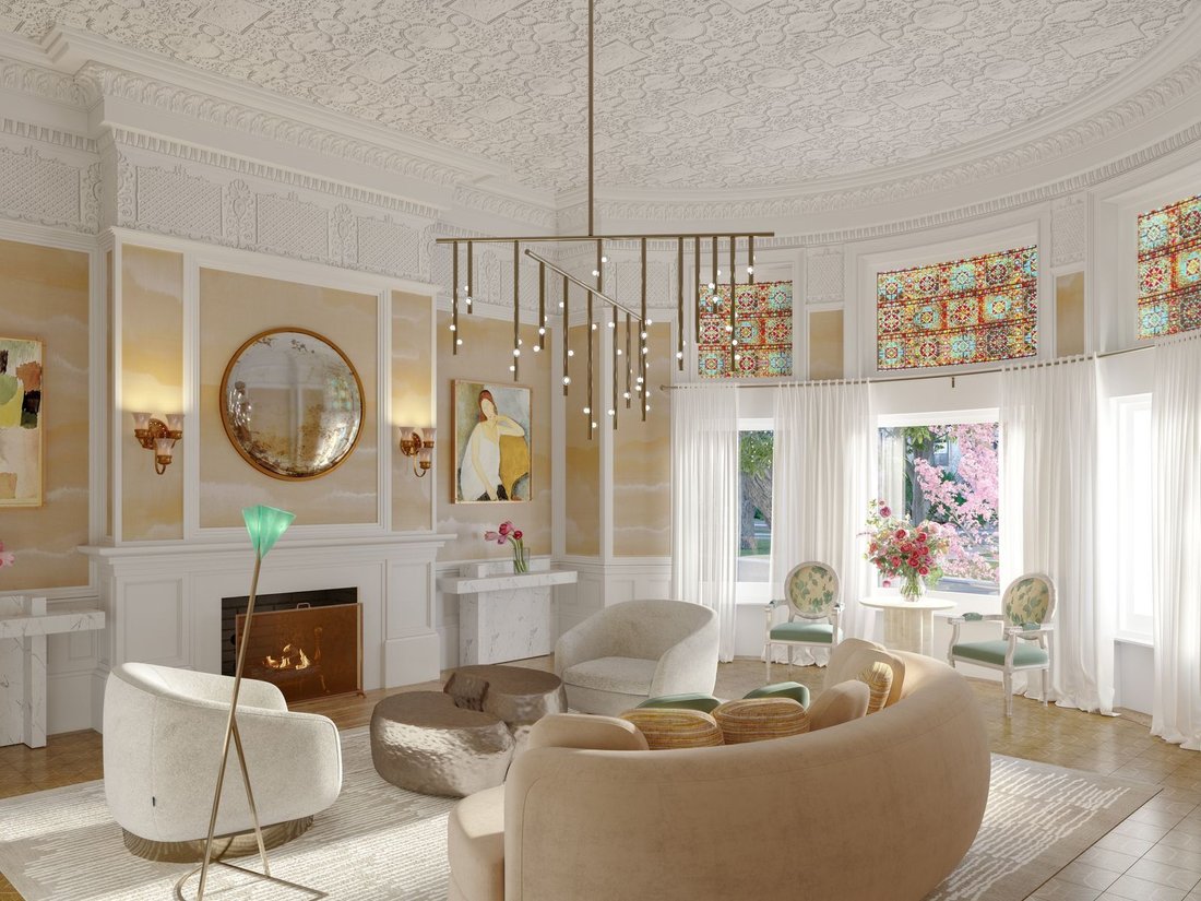 The Tiffany Ayer Mansion In Boston, Massachusetts, United States For