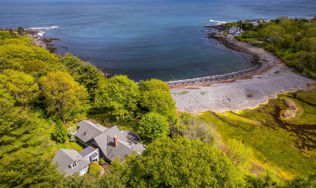 Oceanfront Home With Private Pebble In York, Maine, Vereinigte Staaten