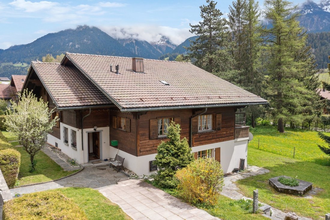 Large Chalet With Two Apartments, Ideal In Château D'oex, Vaud, Switzerland For Sale (12897179)
