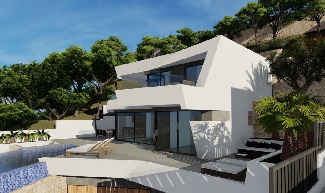 New Build Luxury Villa With Spectacular In Calp, Valencian Community ...