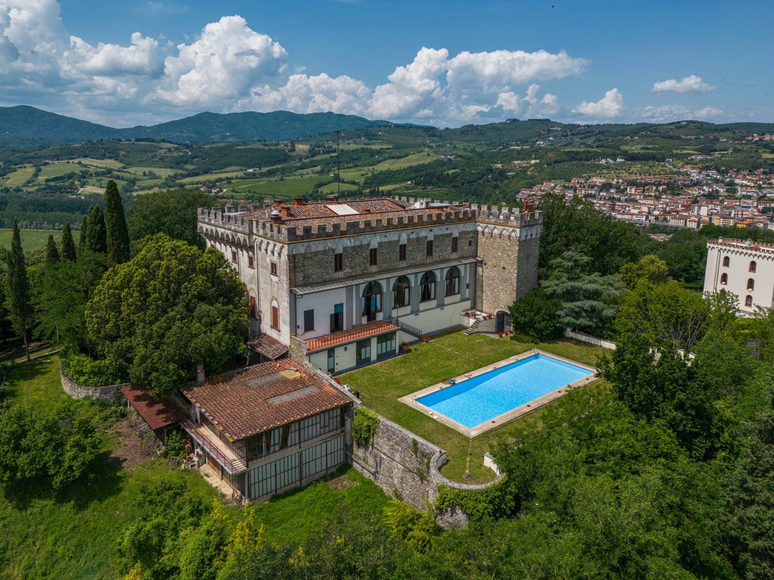 Castle in Reggello, Tuscany, Italy 1 - 12910416