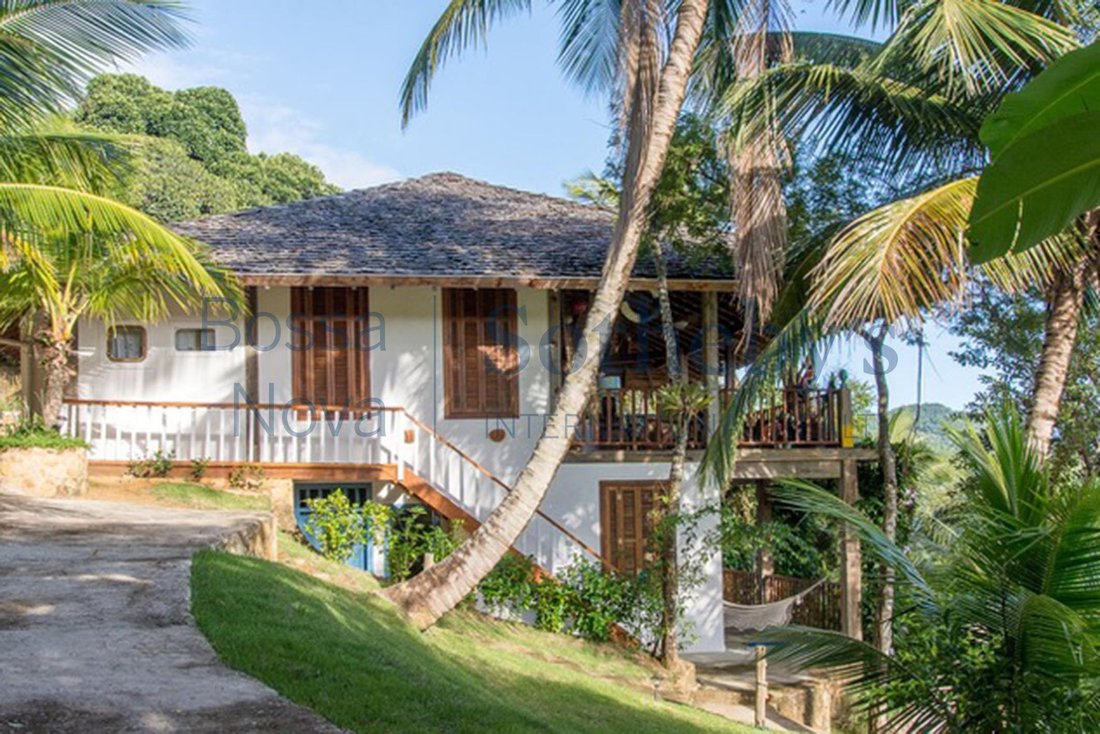 House By The Sea With A Private Pier In Paraty, State Of Rio De Janeiro