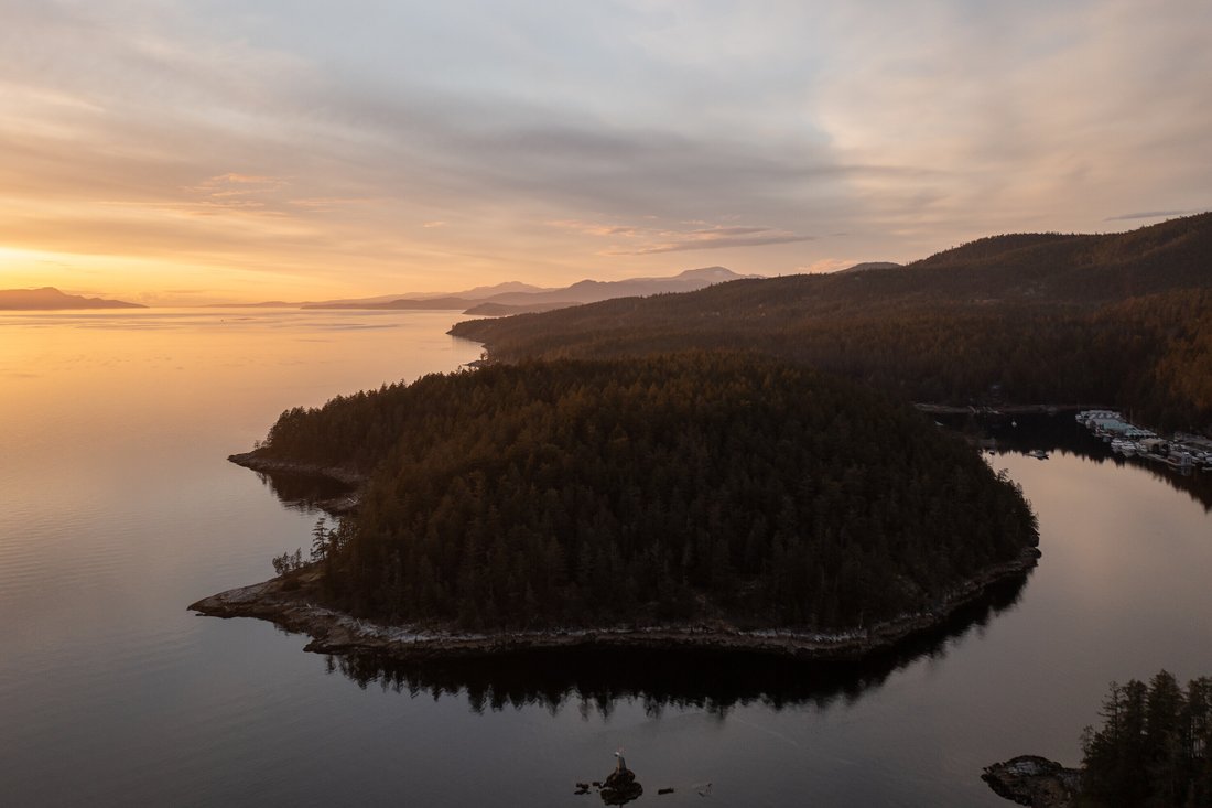 Halfmoon Bay, Sunshine Coast In Halfmoon Bay, British Columbia, Canada