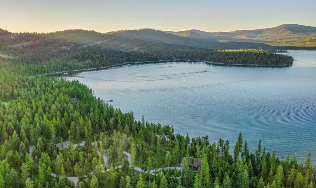 Little Bitterroot Lakefront Property In Marion, Montana, United States
