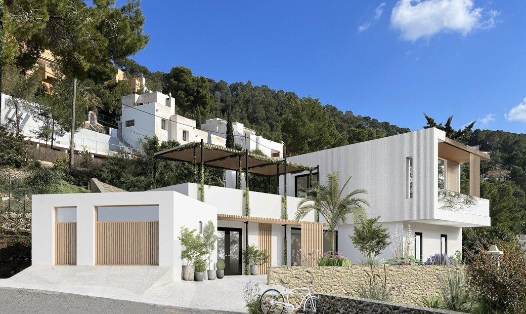 Project Casita Valverde Villa With Sea In Balearic Islands