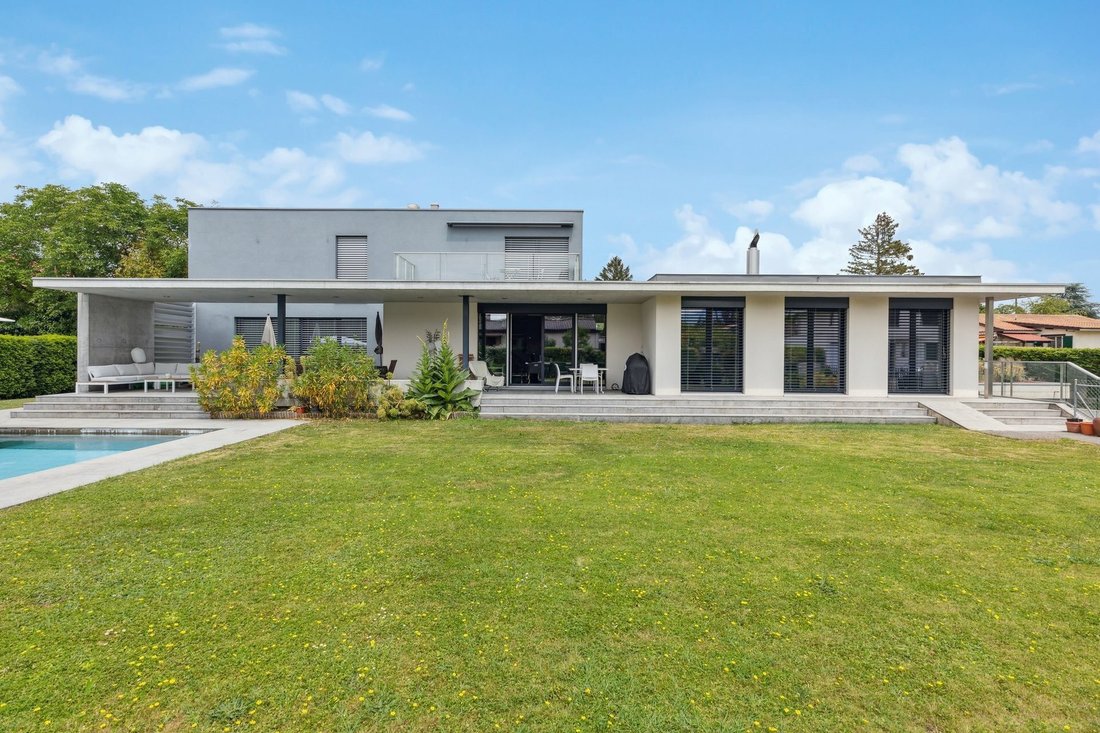 Beautiful Contemporary Detached Villa In Vessy, Genève, Switzerland For