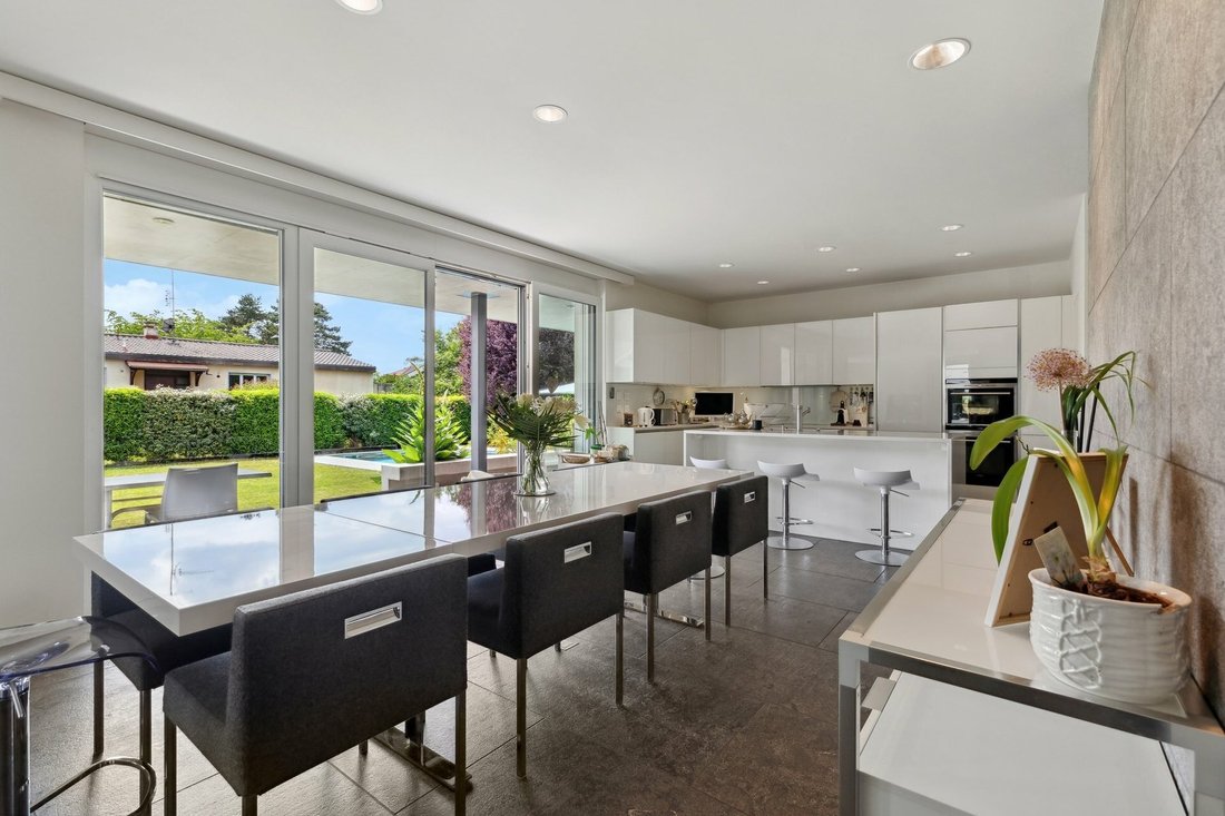 Beautiful Contemporary Detached Villa In Vessy, Genève, Switzerland For