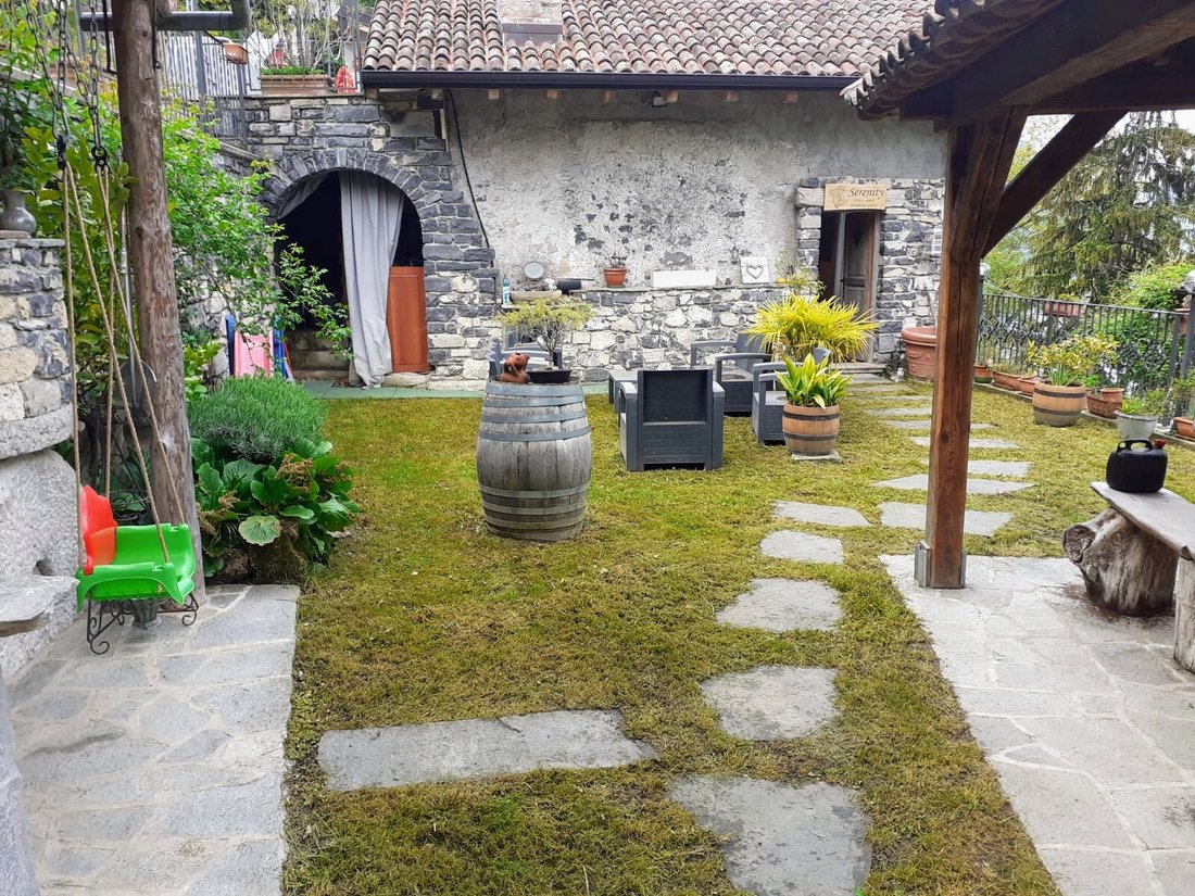 Lake Front House With Garden, 2 Boat Moorings And In Valsolda, Lombardy