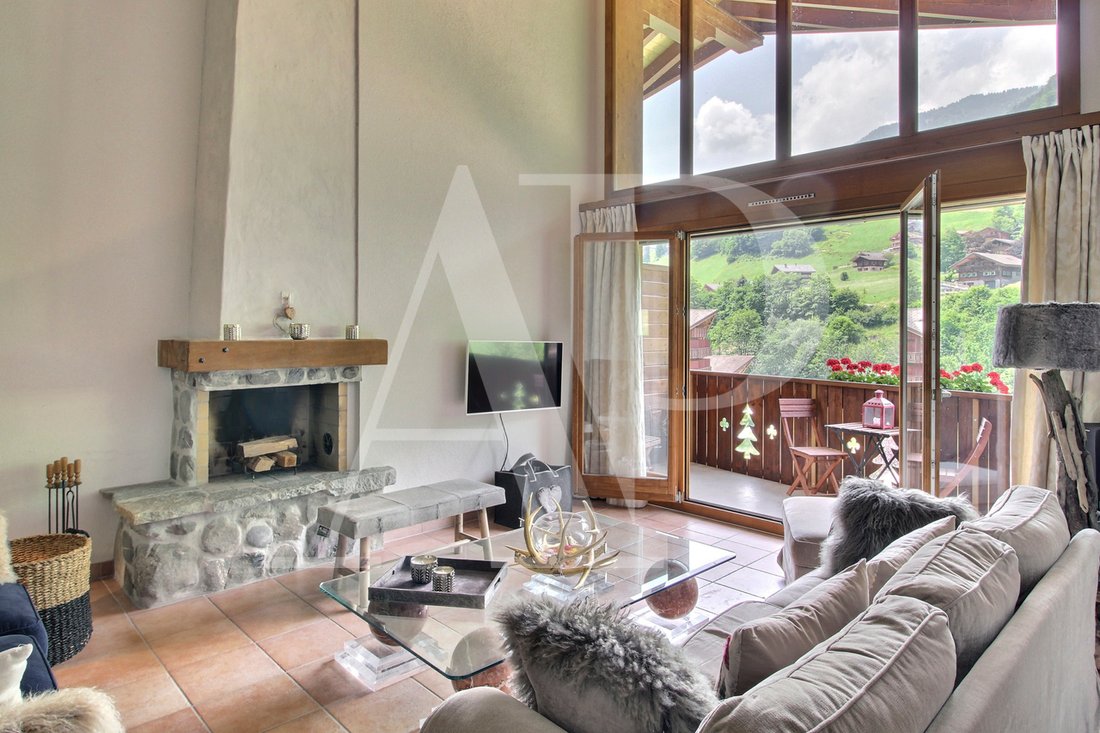 Magnificent Apartment In The Heart Of The In Val D'illiez, Valais
