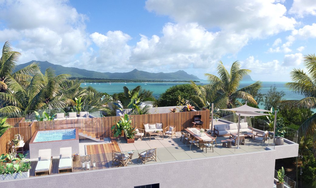 208 M2 Penthouse With In La Preneuse, Rivière Noire District, Mauritius
