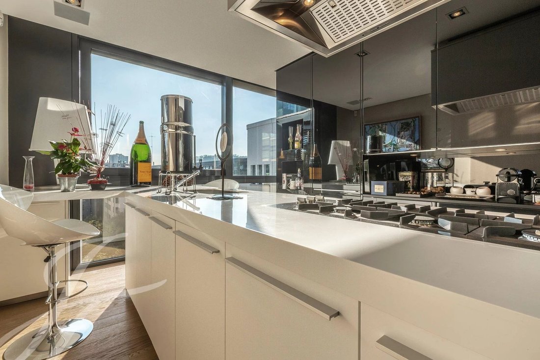 Apartment With Panoramic Views Of The Rhône In Geneva, Genève