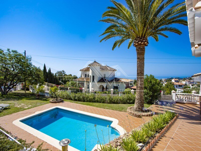 Dream Villa With Stunning Sea Views In Cortijos In Frigiliana