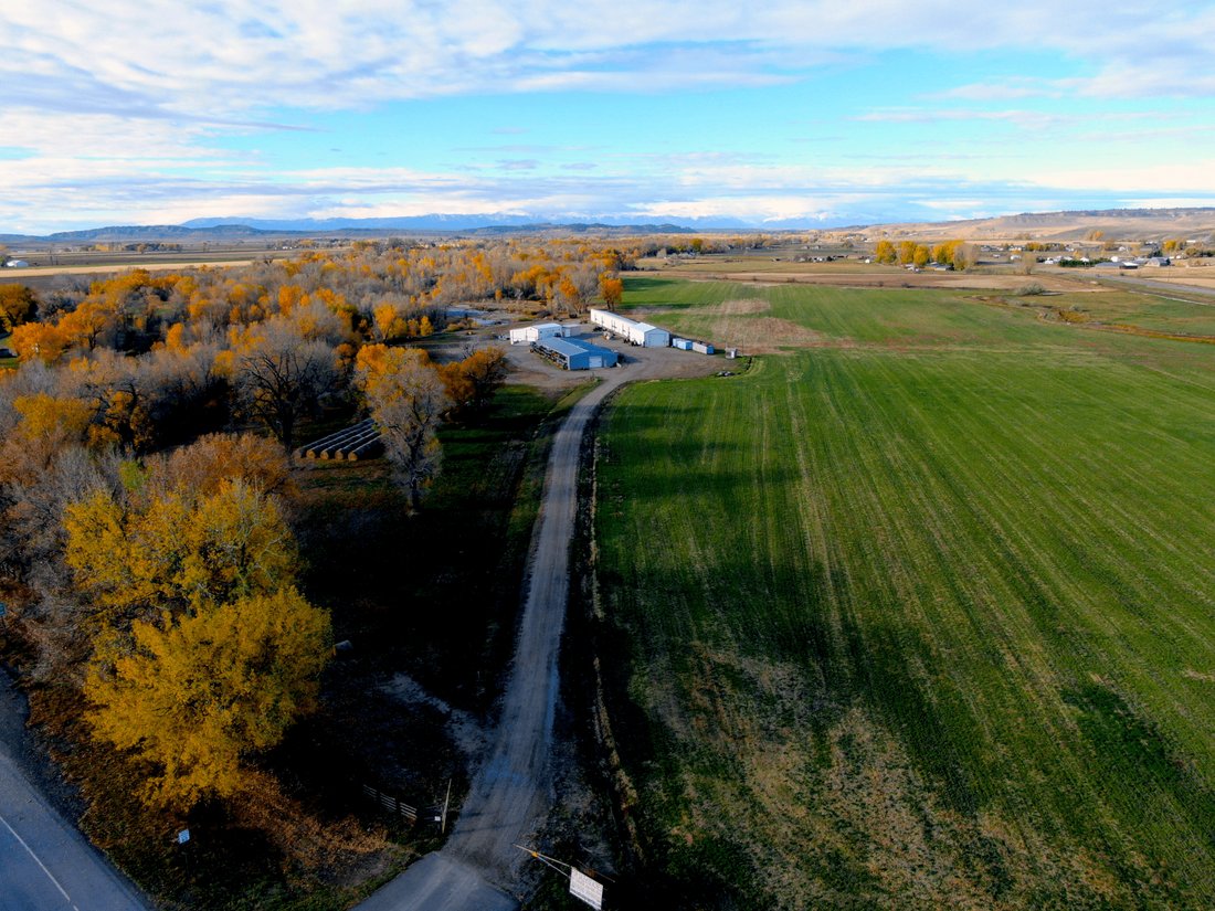 Adkins Farm On Rock Creek In Joliet, Montana, Vereinigte Staaten Zu