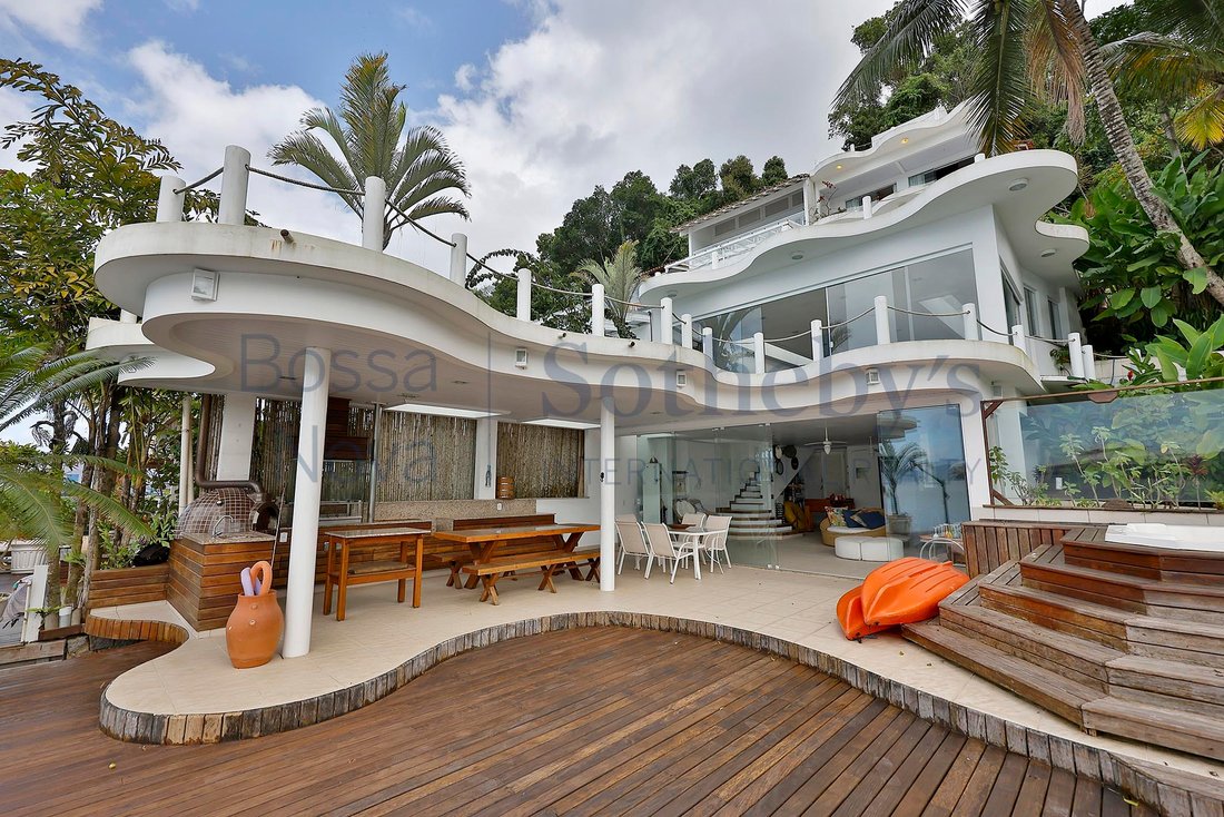 House In A Gated Community In Angra Dos Reis, State Of Rio De Janeiro