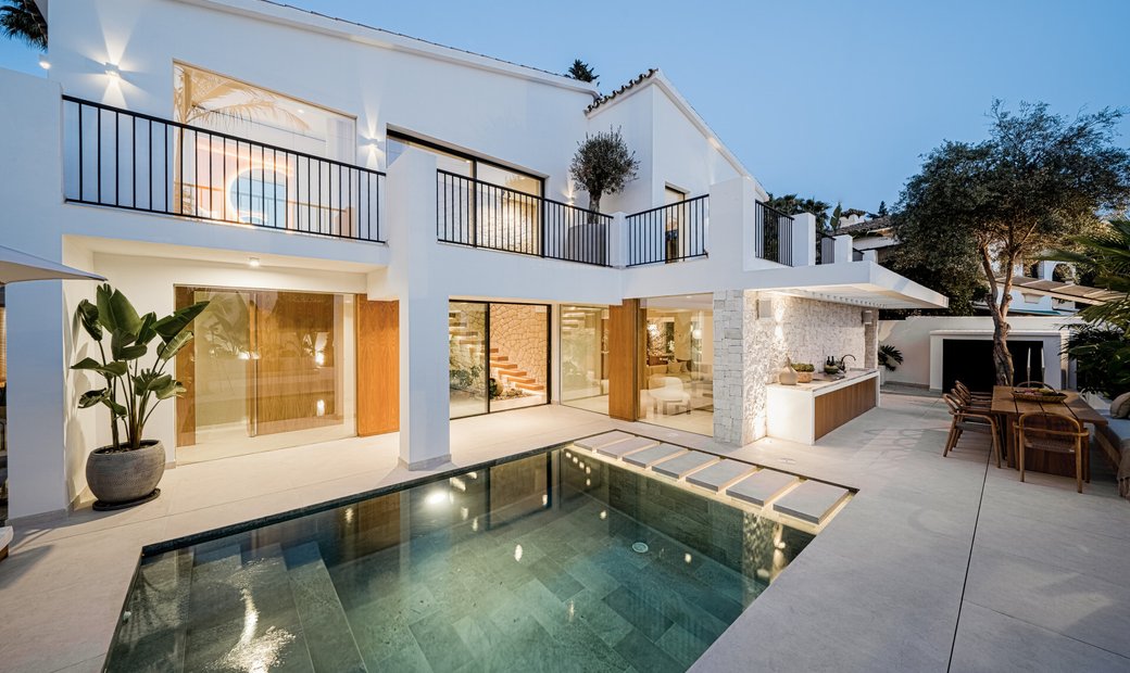 Stunning 4 Bedroom Scandinavian Style Villa In Marbella, Andalusia ...