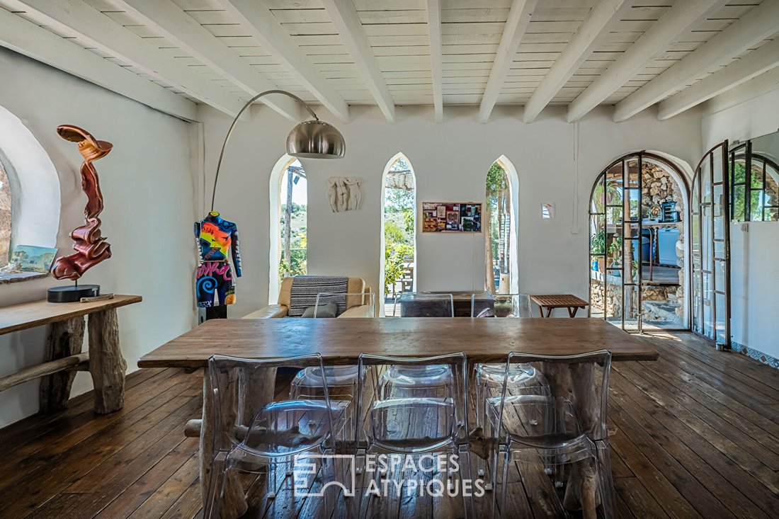 The Invincible? Former Presbytery Nestled On The In Fitou, Occitanie