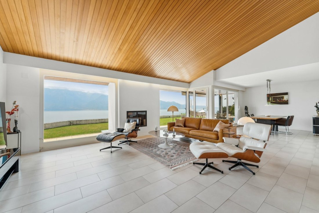 Between The Green Of The Vines And The Blue Of In Corseaux, Vaud