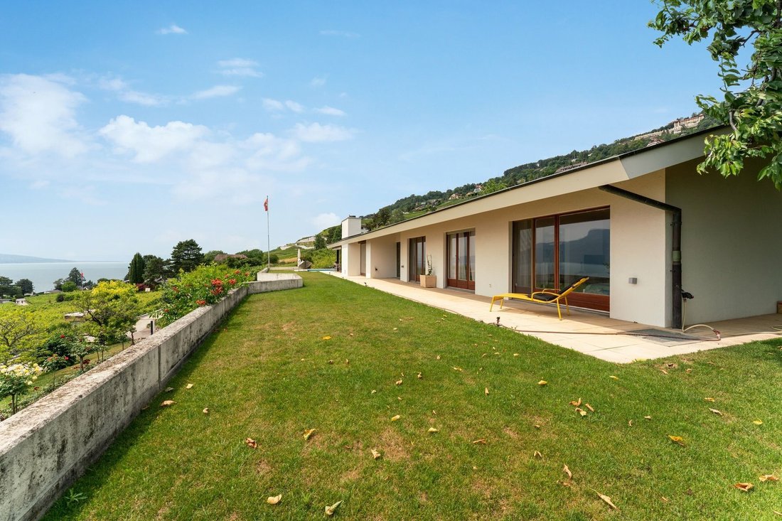 Between The Green Of The Vines And The Blue Of In Corseaux, Vaud