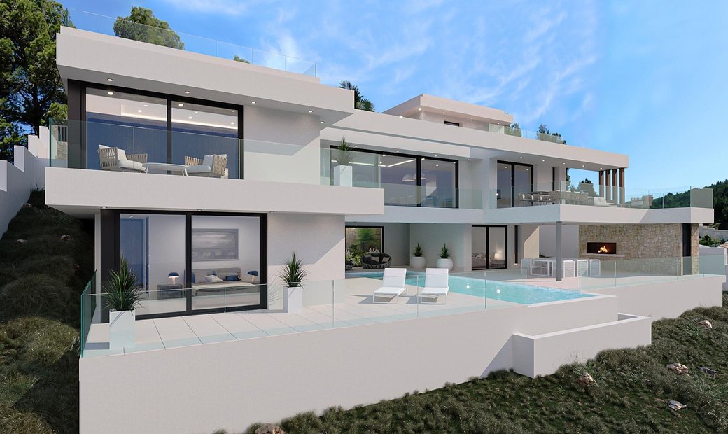 Luxury Villa Project Calpe Empedrola In Calp, Valencian Community ...