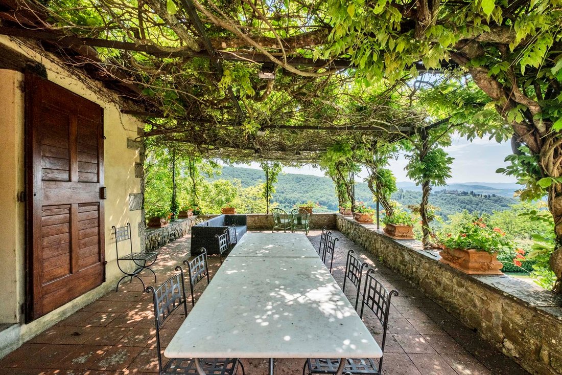 An Ancient Villa Set In Prime Chianti Countryside. In Panzano, Tuscany
