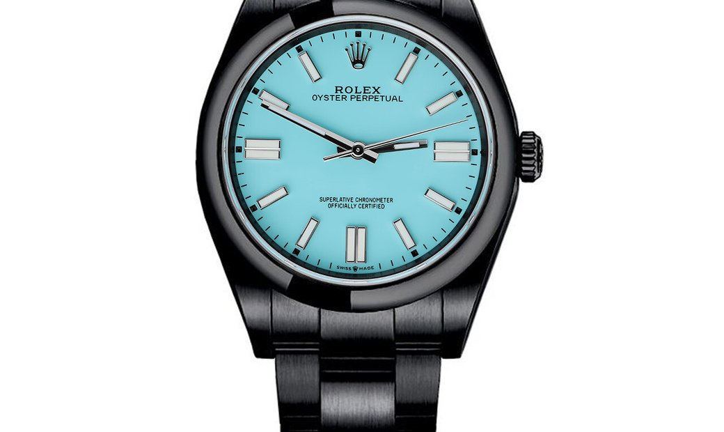 RXW SOLID PERPETUAL DATEⅡ／TIFFANY DIAL！ Watch in the Box | Unique Rolex Dials ft. Tiffany Blue OP, Palm