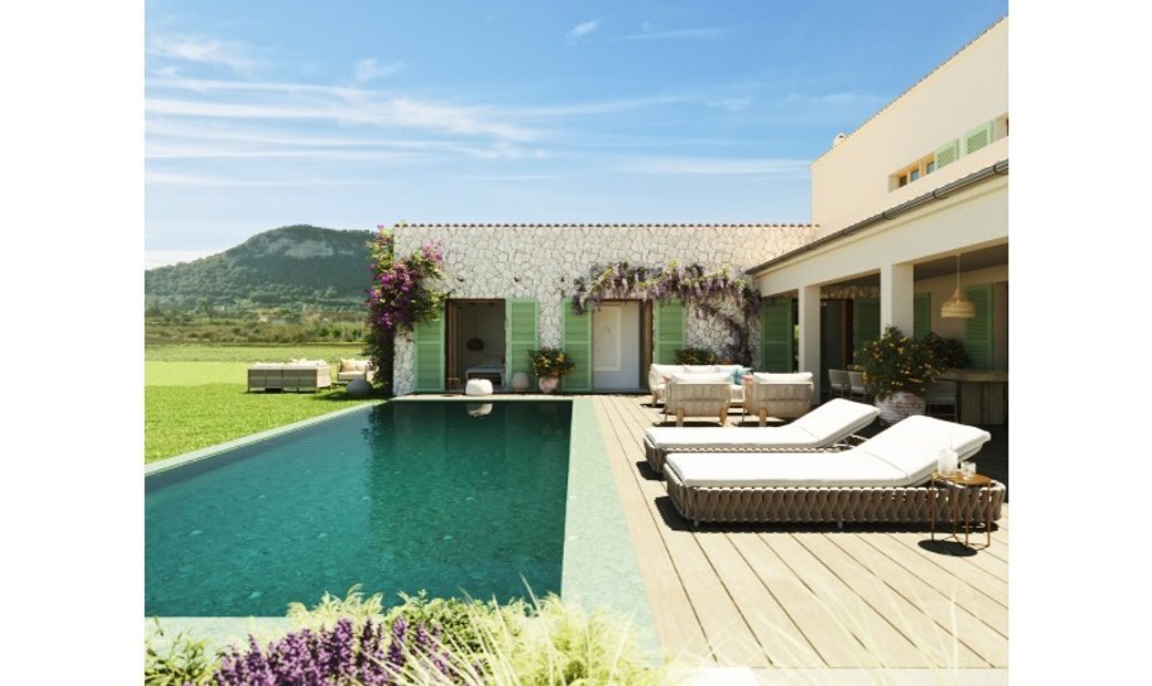 Charming Country Estate Project With Pool, In Sineu, Balearic Islands