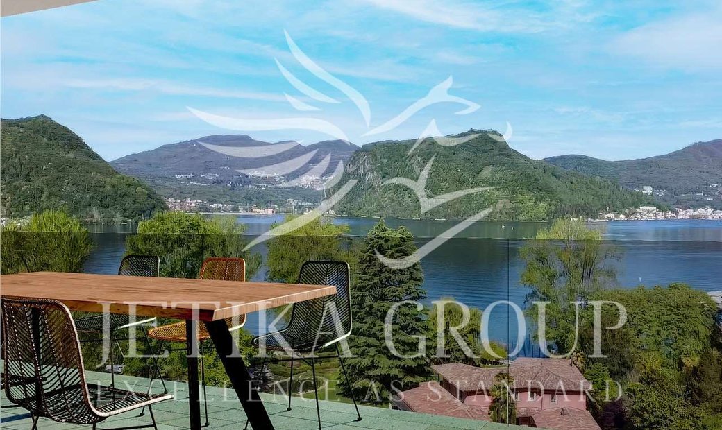 Lussuoso Attico Duplex Per Vacanze Vista Lago In Lugano, Ticino ...