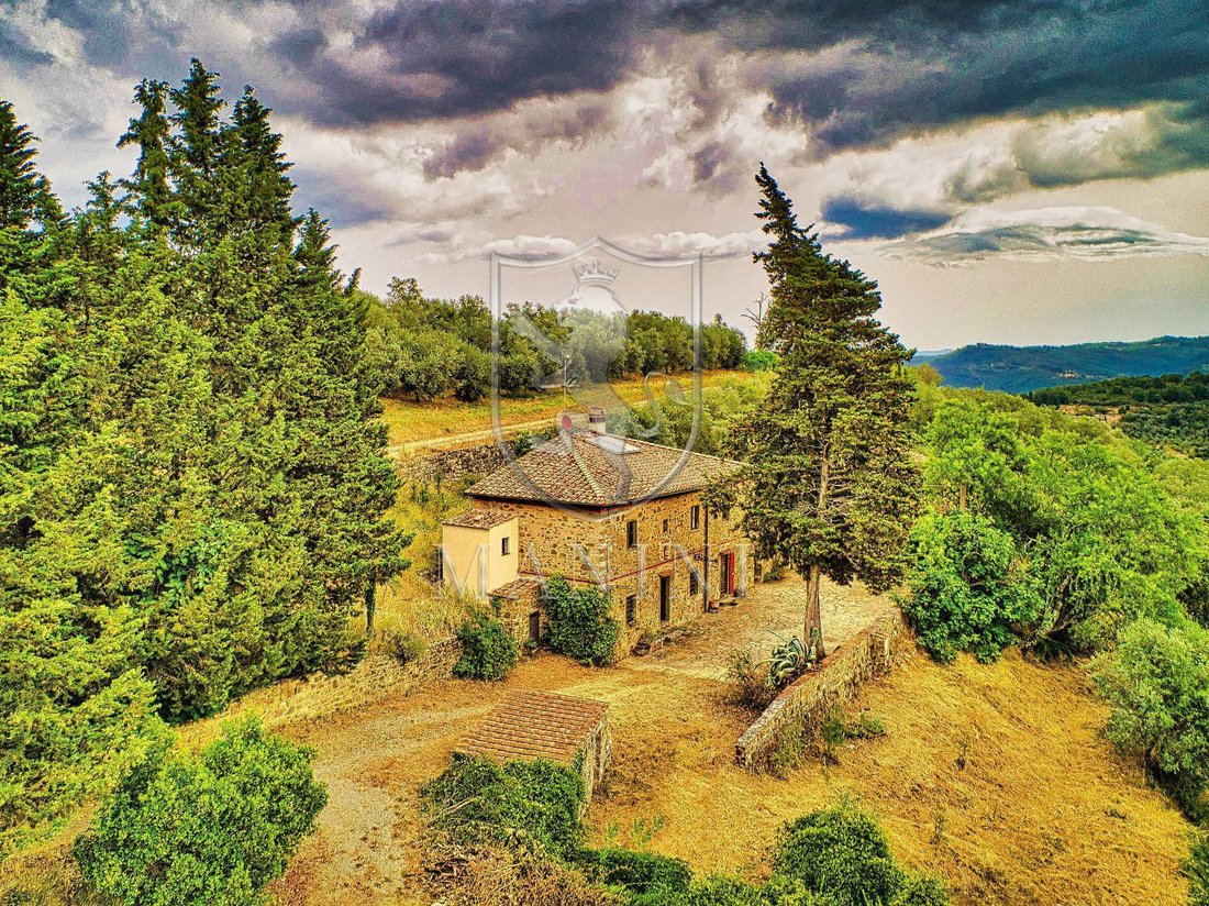 Casale In Vendita A Greve In Chianti Montefioralle In Tuscany Italy For Sale