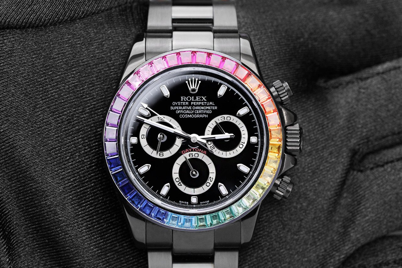 Rolex discount black rainbow