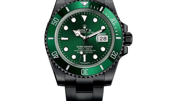 Rolex Submariner Date Black PVD/DLC Coated Stainless Steel Watch 116610LV (13006166)