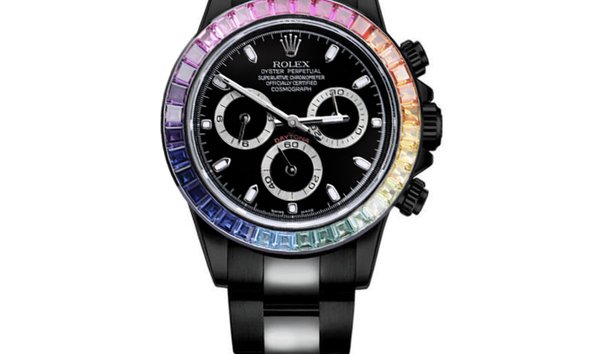 Rolex daytona best sale rainbow mad paris