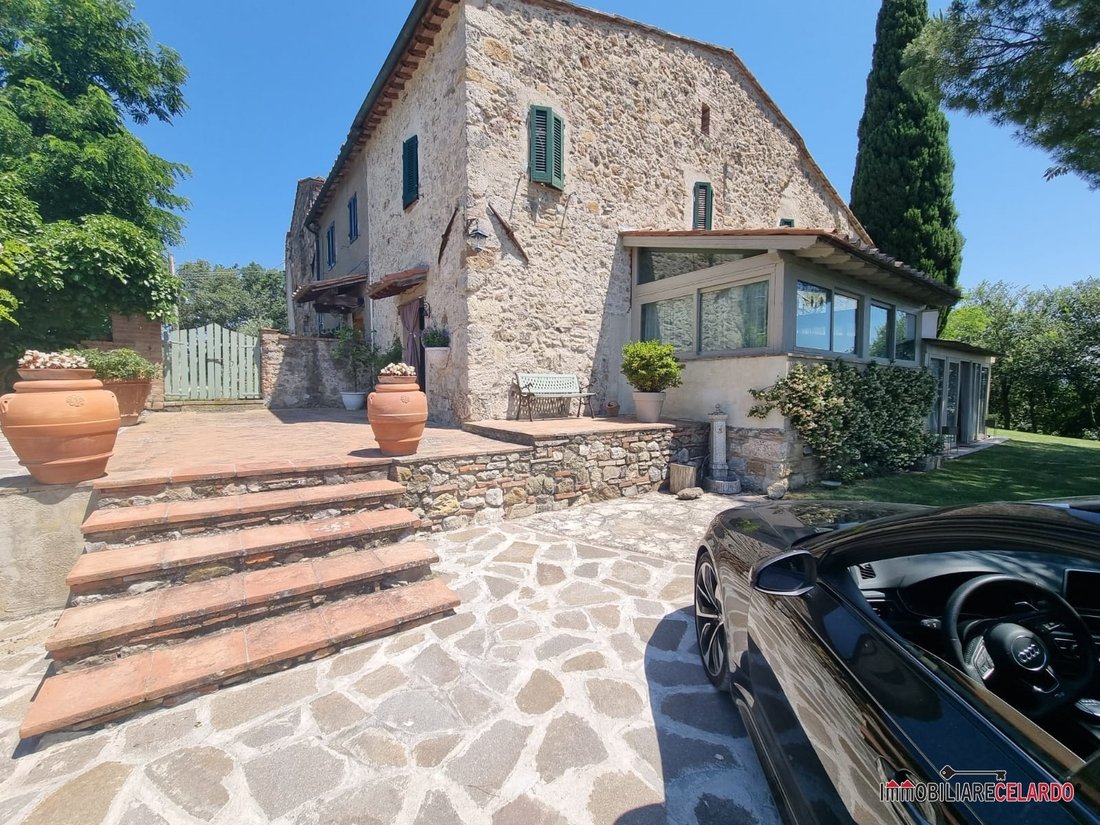 Villa Surrounded By Greenery In Casole D'elsa, Tuscany, Italy For Sale